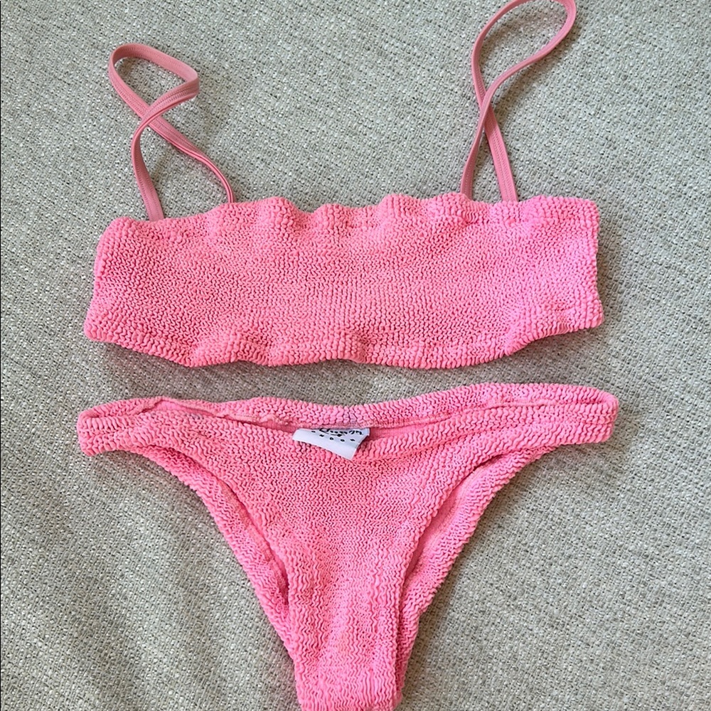 Hunza G Pink Bikini Set